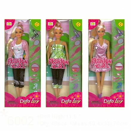 Кукла Defa - Модница в наборе с аксессуарами, 29 см 